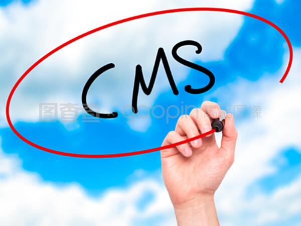 用黑色标记手工书写cms定制管理系统